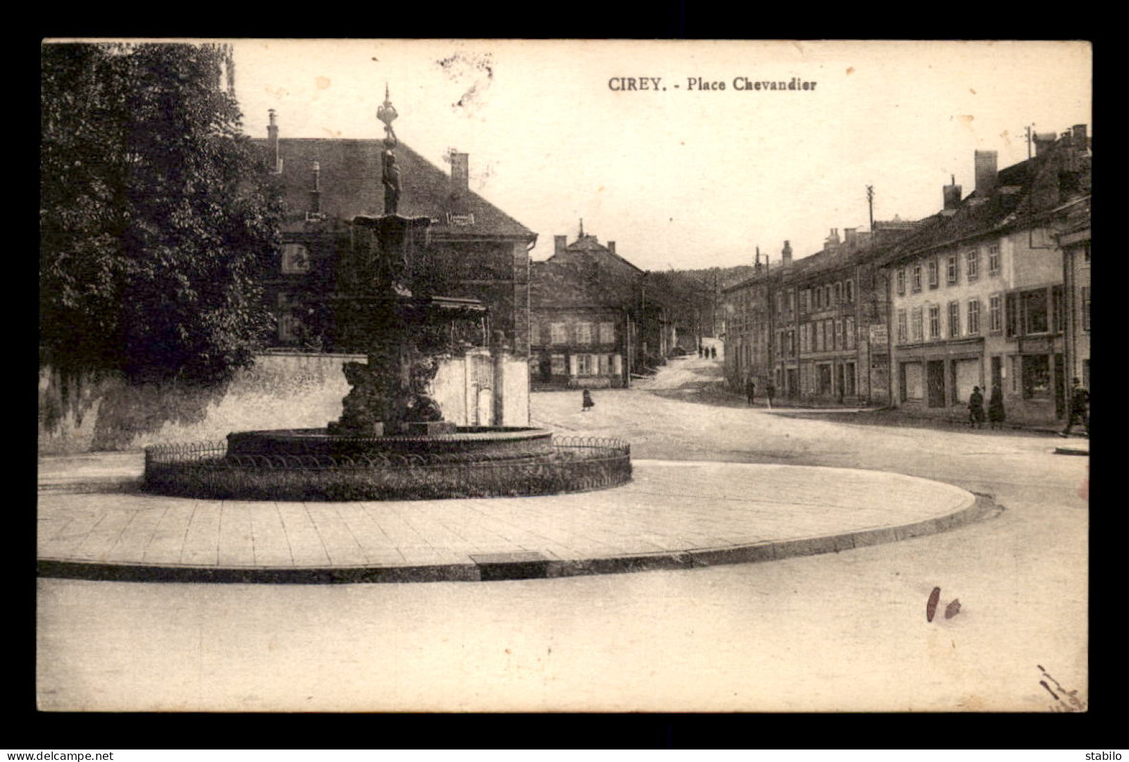 54 - CIREY - PLACE CHEVANDIER - Cirey Sur Vezouze