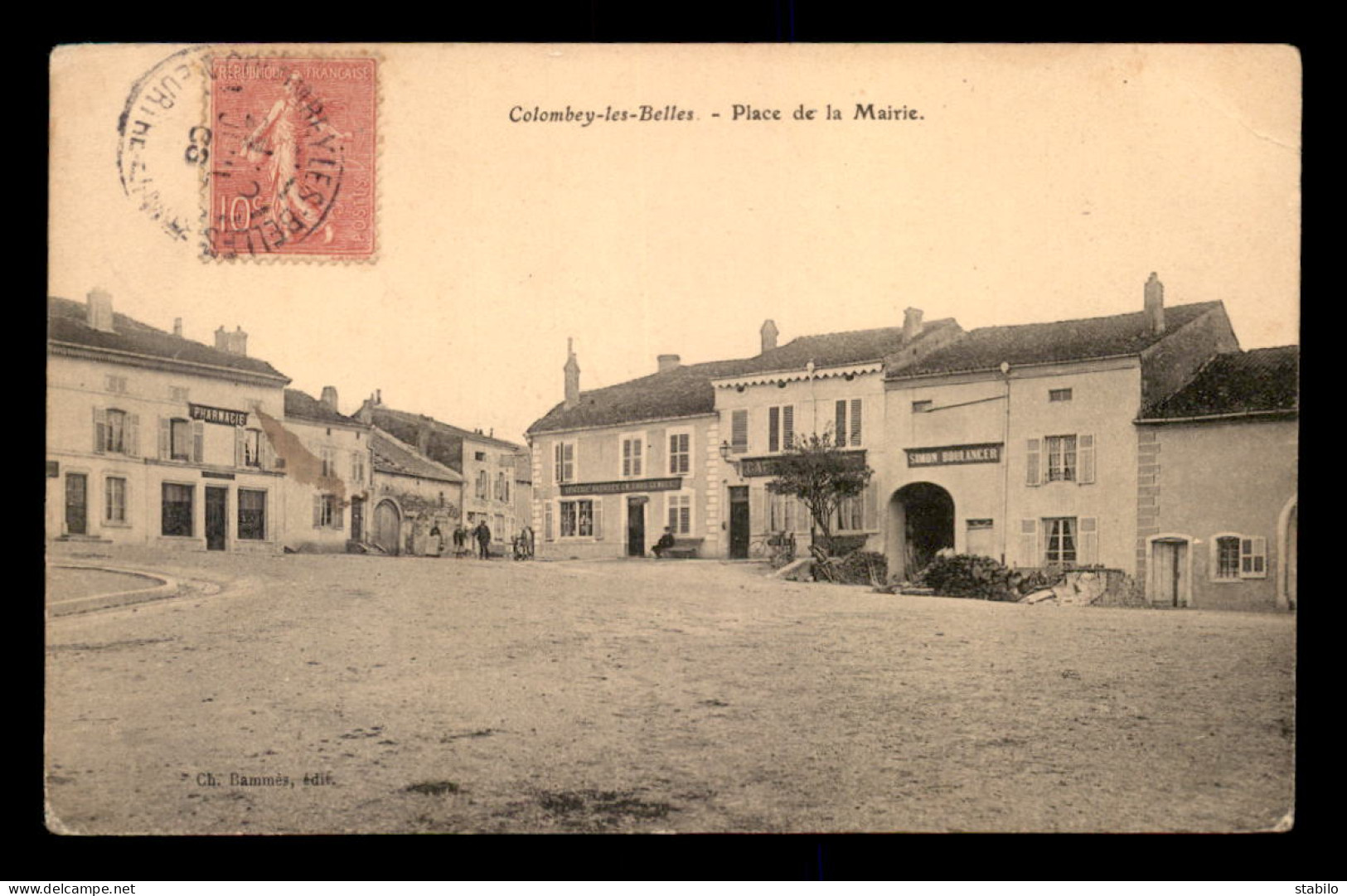 54 - COLOMBEY-LES-BELLES - PLACE DE LA MAIRIE - SIMON BOULANGER - Colombey Les Belles