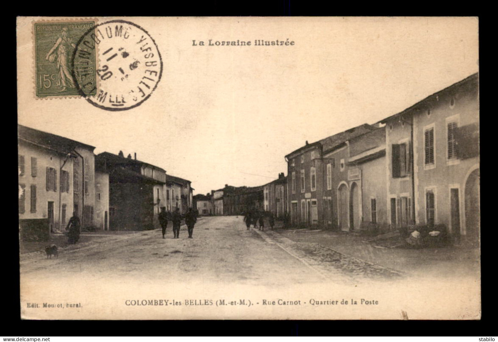 54 - COLOMBEY-LES-BELLES - RUE CARNOT - QUARTIER DE LA POSTE - Colombey Les Belles