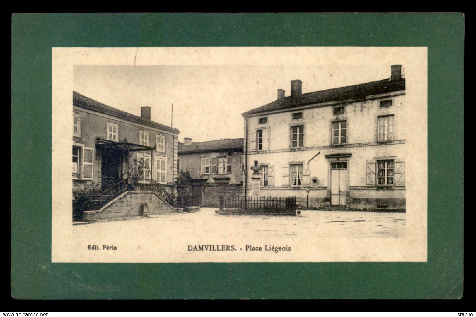 55 - DAMVILLERS - PLACE LIEGEOIS - EDITEUR PERIN - Damvillers