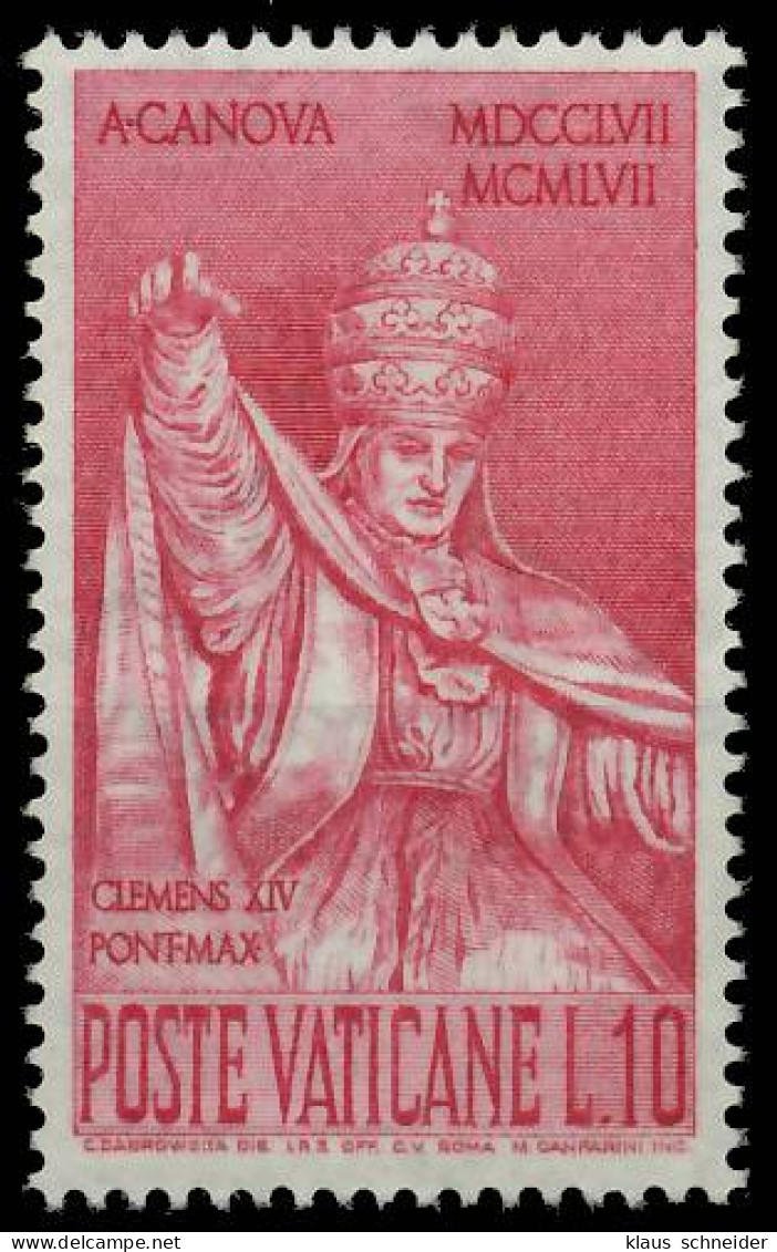 VATIKAN 1958 Nr 297 Postfrisch SF6A162 - Unused Stamps