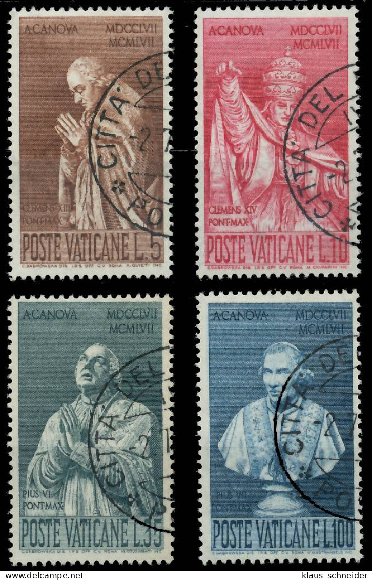 VATIKAN 1958 Nr 296-299 Gestempelt X401622 - Oblitérés