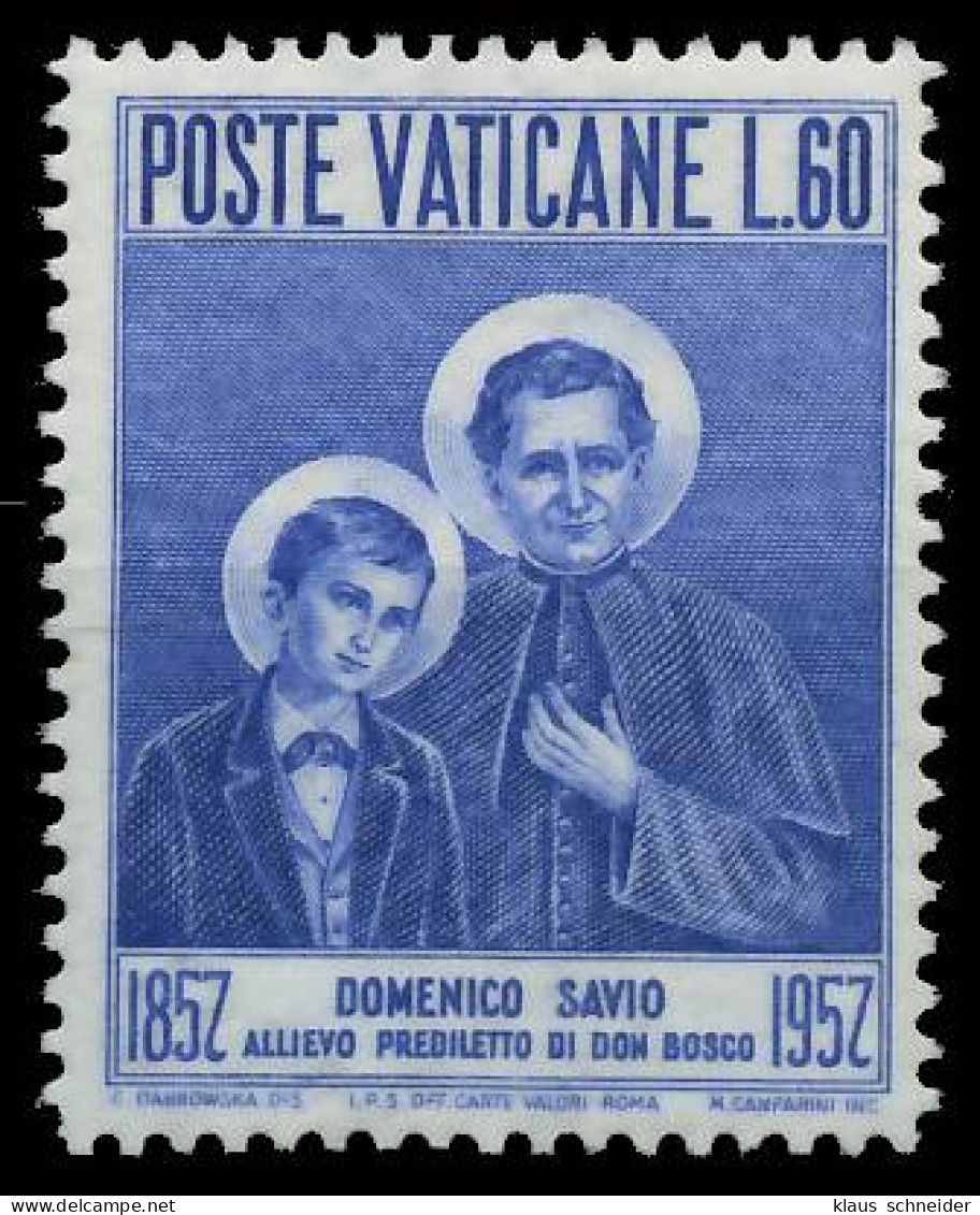 VATIKAN 1957 Nr 269 Postfrisch X40177E - Unused Stamps