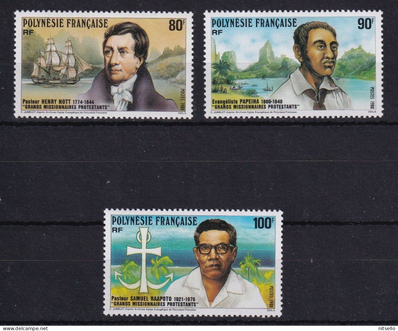 LOTE 2202 D /// (C120)  POLINESIA FRANCESA  - YVERT Nº: 318/320 **MNH    ¡¡¡ OFERTA - LIQUIDATION - JE LIQUIDE !!! - Nuovi