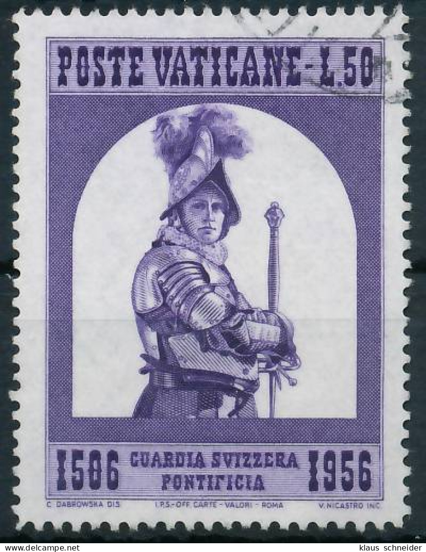 VATIKAN 1956 Nr 254 Gestempelt X4048EE - Used Stamps