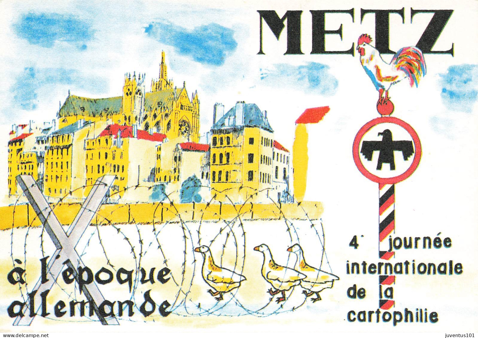 CPSM Journée De La Cartophilie-Metz   L2823 - Bolsas Y Salón Para Coleccionistas