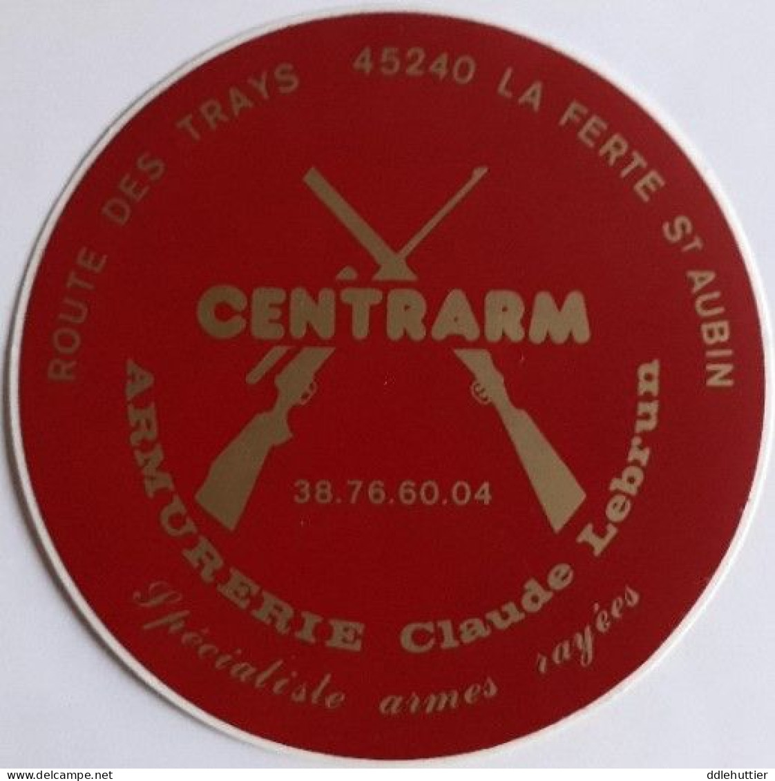 Autocollant Chasse Tir – Armurerie Claude Lebrun – Centrarm - Pegatinas