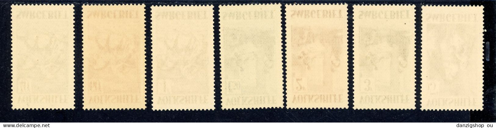 Saargebiet Michel Nr 151-157 Volkshilfe Gemälde IV SARRE Yvert 148-154 Postfrisch ** MNH Geprüft BPP Attest - Unused Stamps