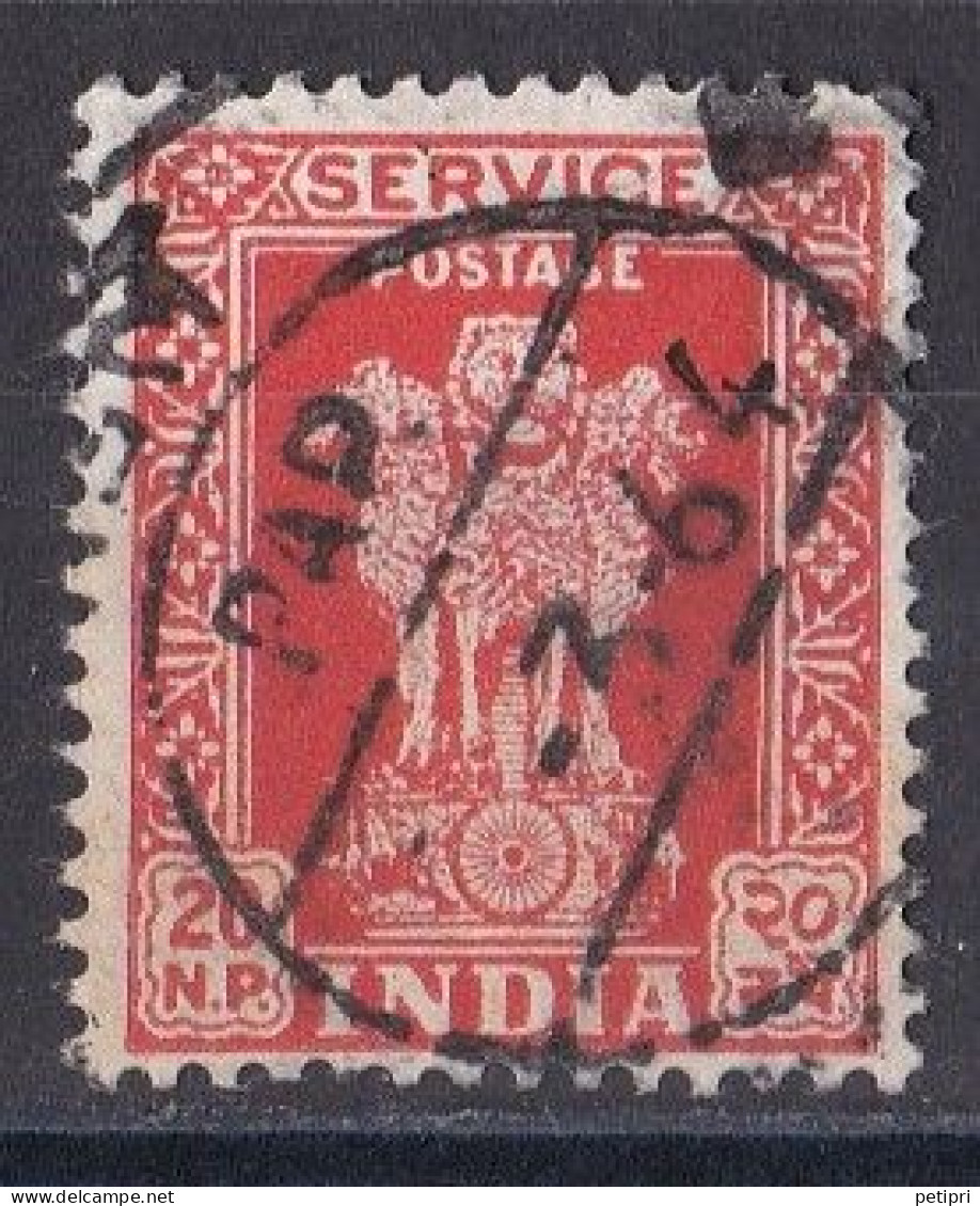 Inde  - Timbre De Service  Y&T N°  20  Oblitéré - Timbres De Service