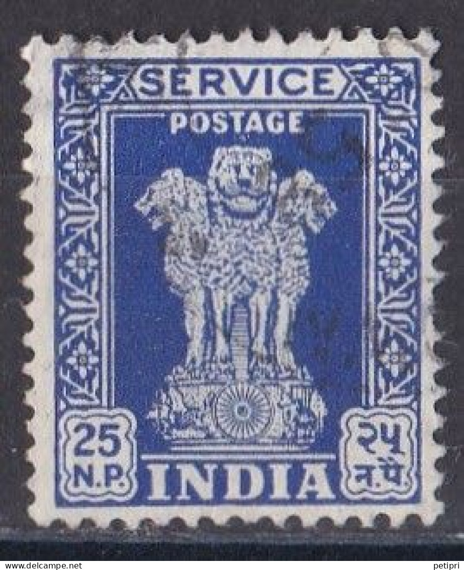 Inde  - Timbre De Service  Y&T N°  21  Oblitéré - Timbres De Service