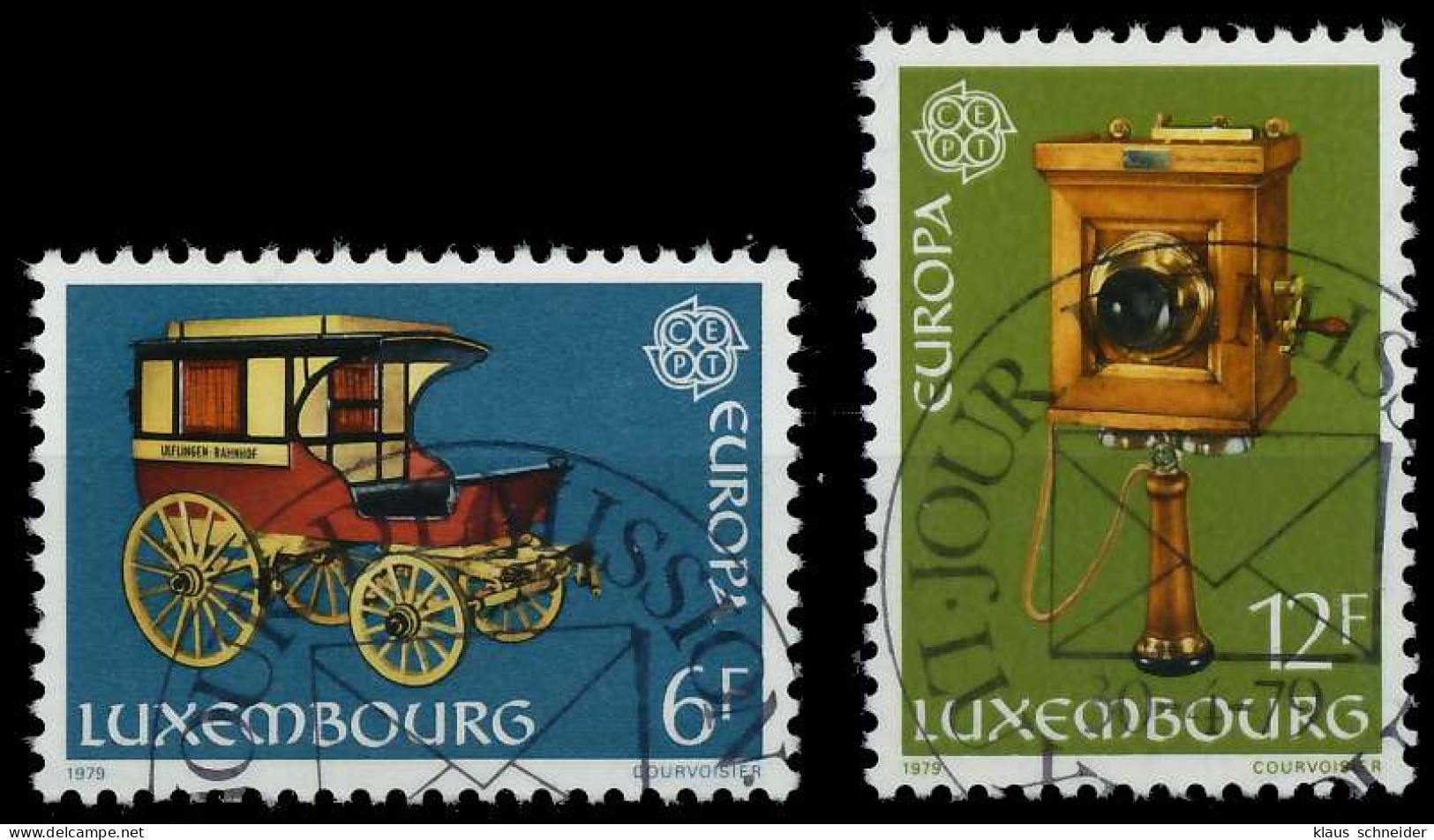 LUXEMBURG 1979 Nr 987-988 Gestempelt X58D33E - Oblitérés