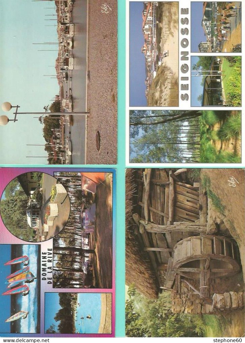 1lo-a611 LANDES Dep 40 - Lot 400 CPM / CPSM ( J'en Ajoute 50 En Plus ) - 100 - 499 Postcards