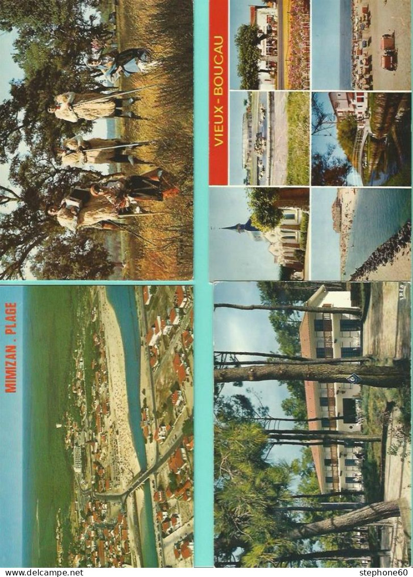 1lo-a611 LANDES Dep 40 - Lot 400 CPM / CPSM ( J'en Ajoute 50 En Plus ) - 100 - 499 Postcards