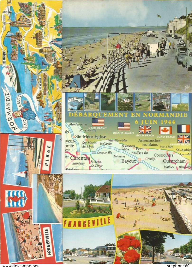 1lo-a610 CALVADOS Dep 14 - Lot 400 CPM / CPSM ( J'en Ajoute 50 En Plus ) - 100 - 499 Postcards