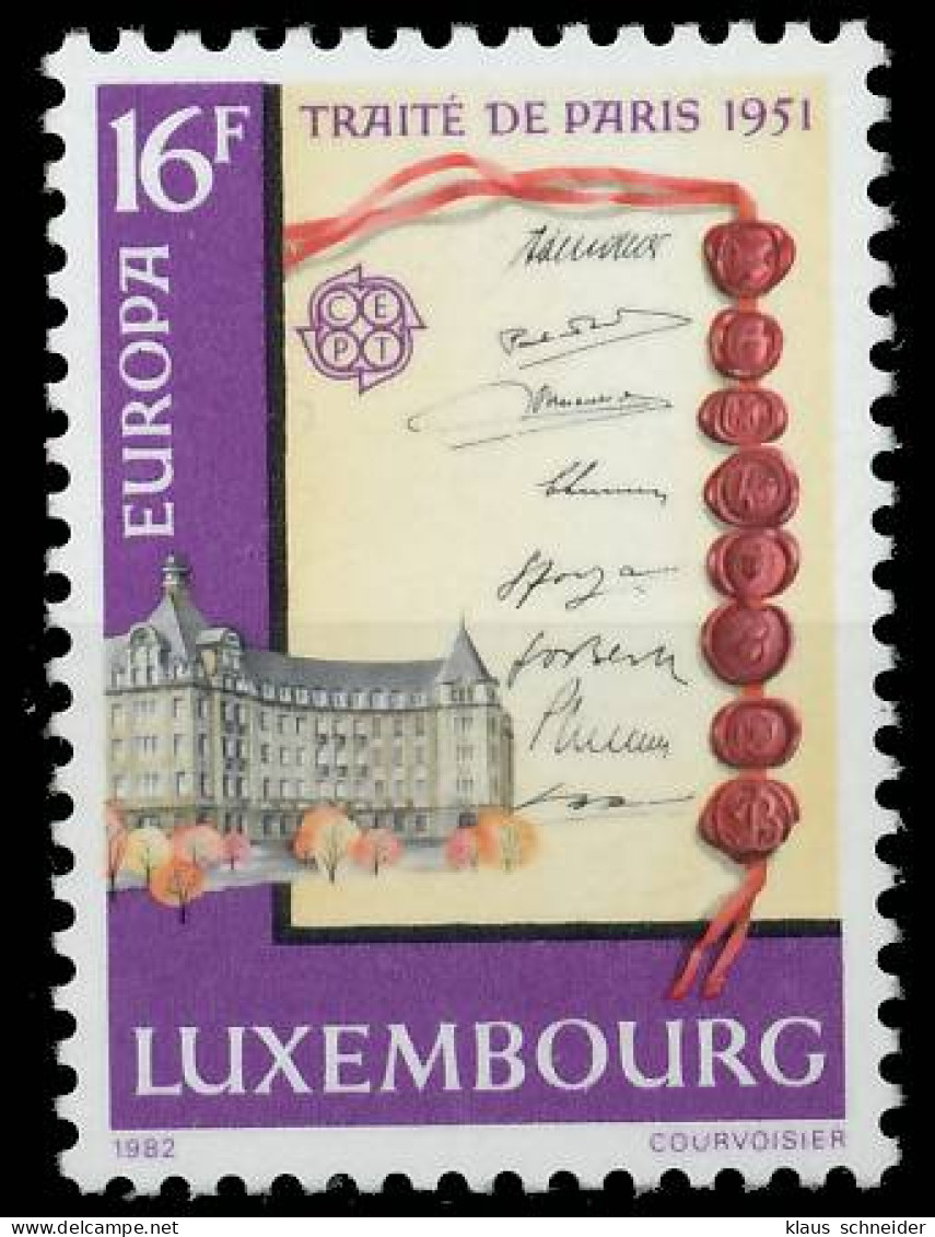 LUXEMBURG 1982 Nr 1053 Postfrisch X5B5456 - Unused Stamps