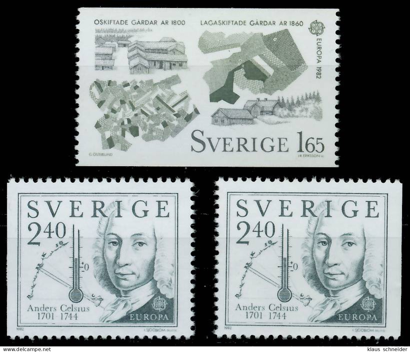 SCHWEDEN 1982 Nr 1187A-1188Dl Dr Postfrisch X5B559A - Neufs