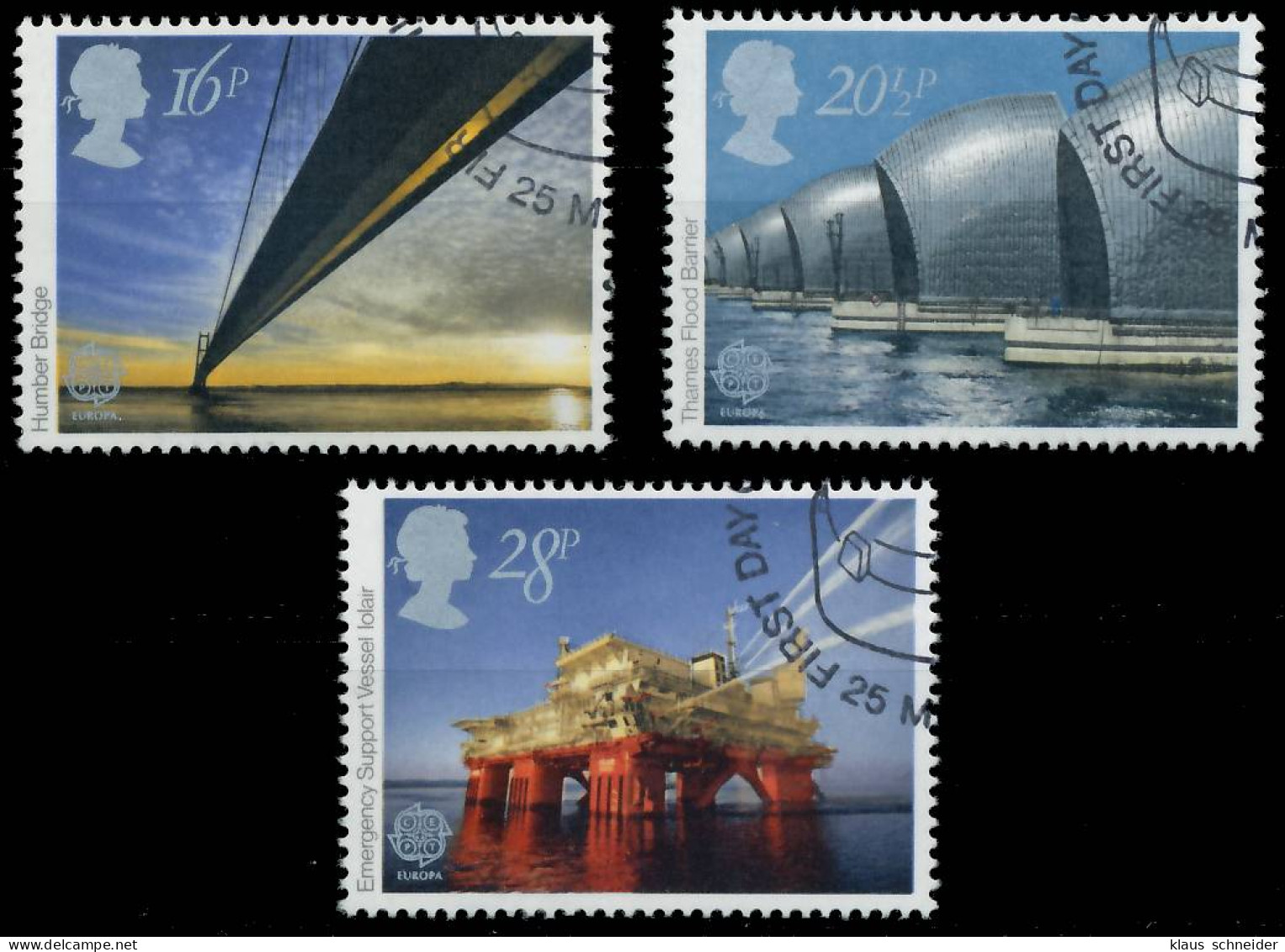 GROSSBRITANNIEN 1983 Nr 953-955 Gestempelt X5B57FE - Used Stamps