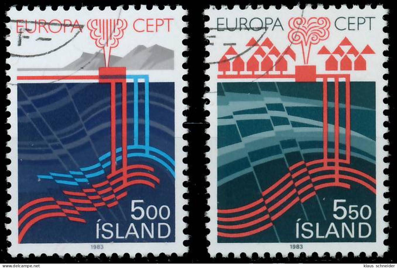ISLAND 1983 Nr 598-599 Gestempelt X5B903E - Used Stamps