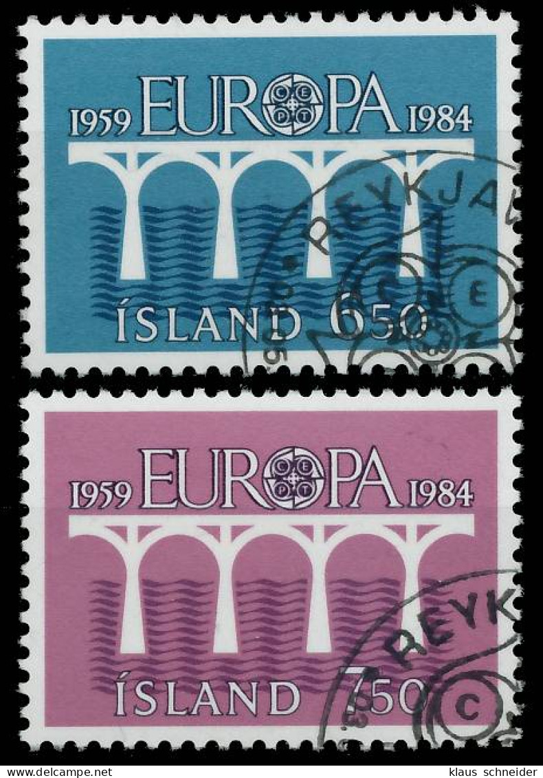 ISLAND 1984 Nr 614-615 Gestempelt X5B9556 - Gebraucht