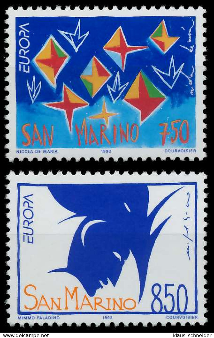 SAN MARINO 1993 Nr 1523-1524 Postfrisch X5DB3CE - Unused Stamps
