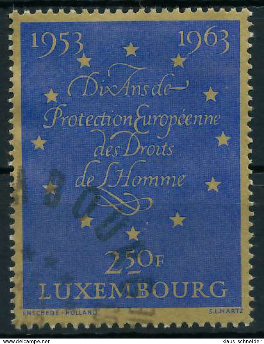 LUXEMBURG 1963 Nr 679 Gestempelt X5DFE96 - Used Stamps
