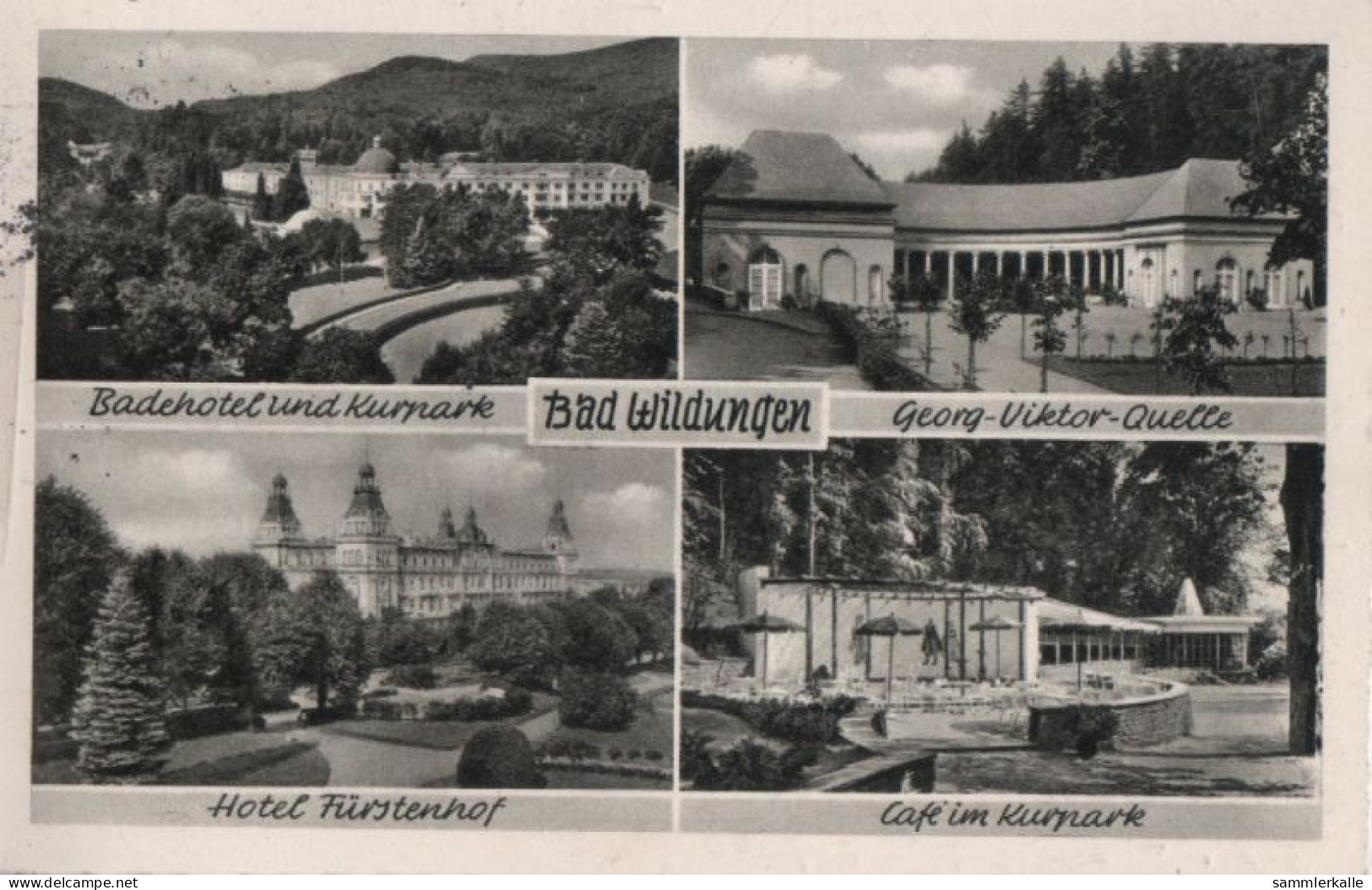 87986 - Bad Wildungen - U.a. Cafe Im Kurpark - 1955 - Bad Wildungen