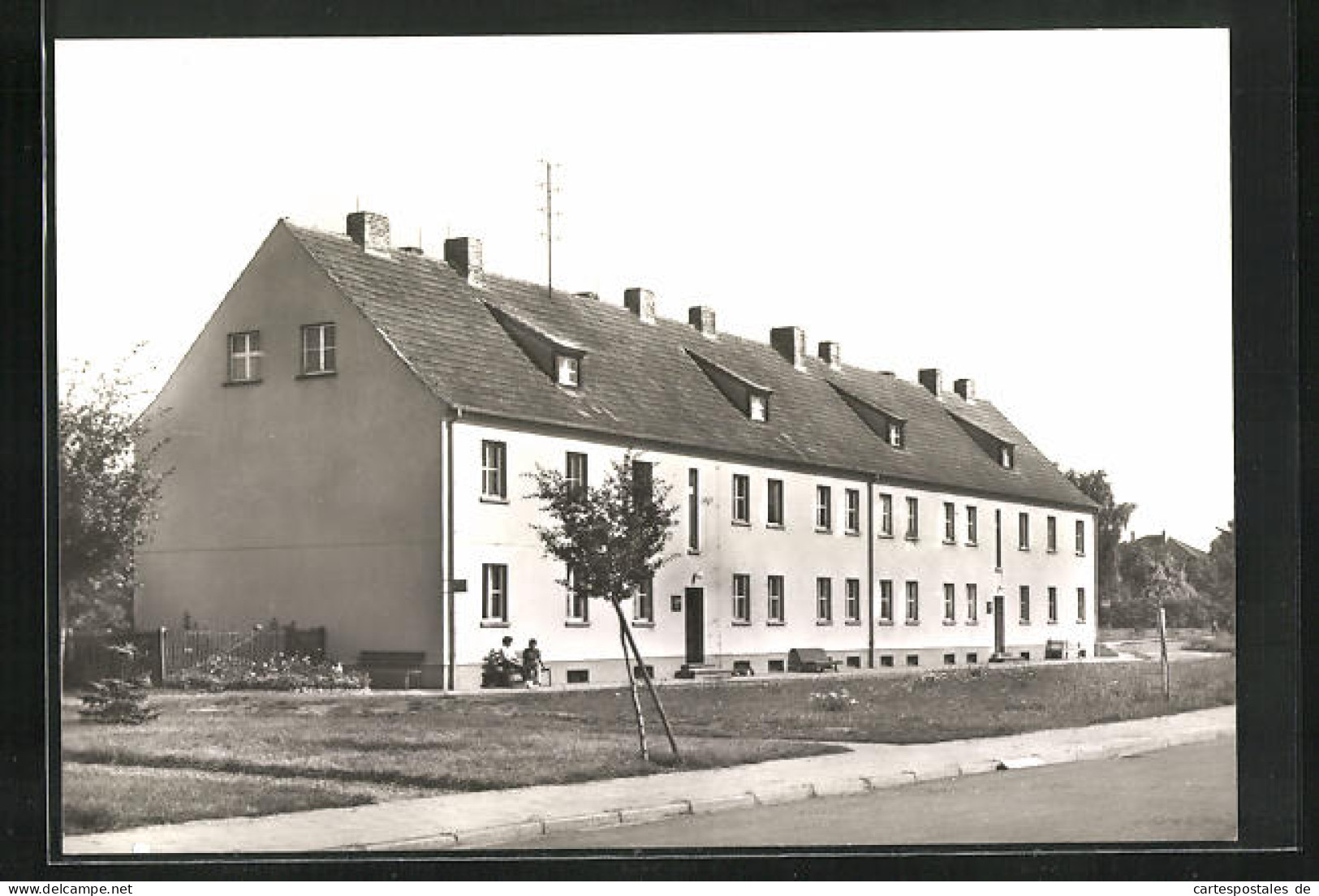 AK Bad Schmiedeberg, Strassenpartie Mit Haus 1 Und 2  - Bad Schmiedeberg