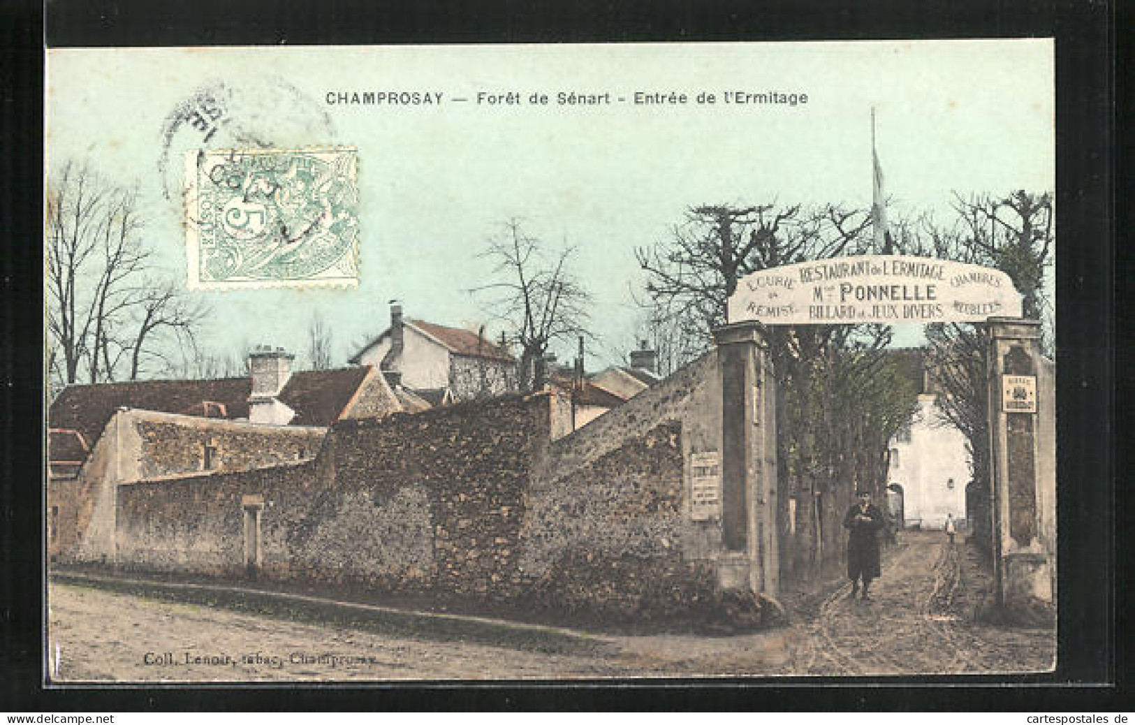 CPA Champrosay, Forêt De Sénart, Entrée De L`Ermitage  - Sénart