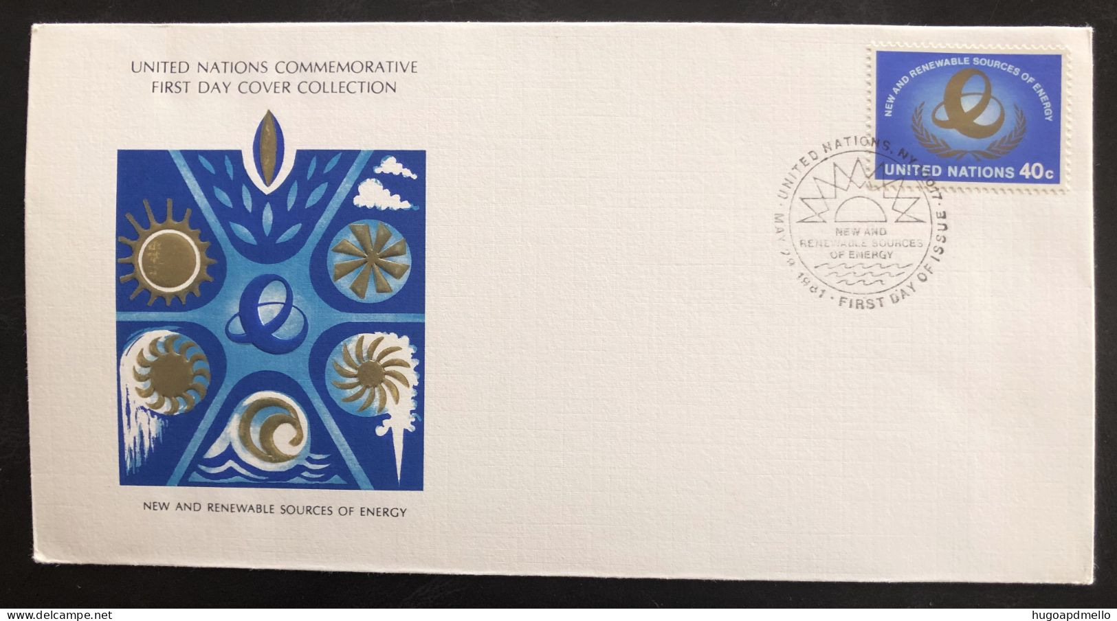 UNITED NATIONS, Uncirculated FDC « ENERGY », « NEW AND RENEWABLE SOURCES OF ENERGY », 1981 - UNO