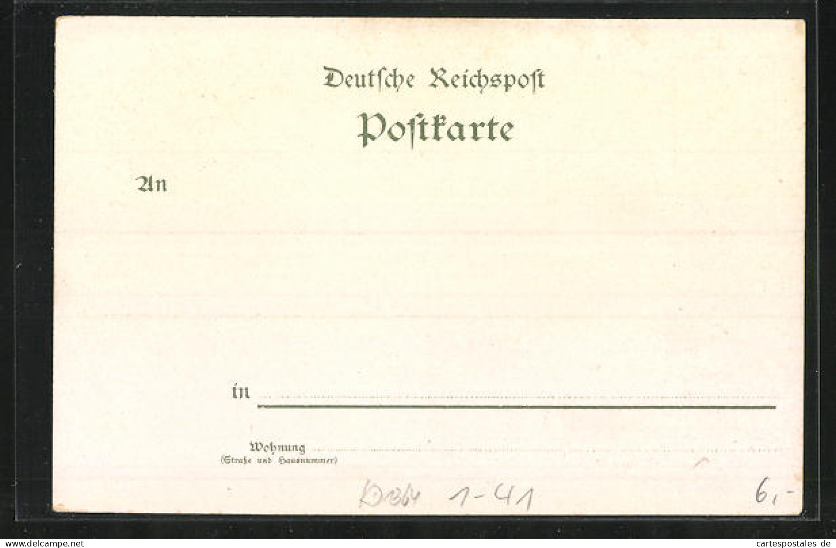 Lithographie Fritz Reuter Postkarten, Häuhning Pomuchelskopp  - Schriftsteller