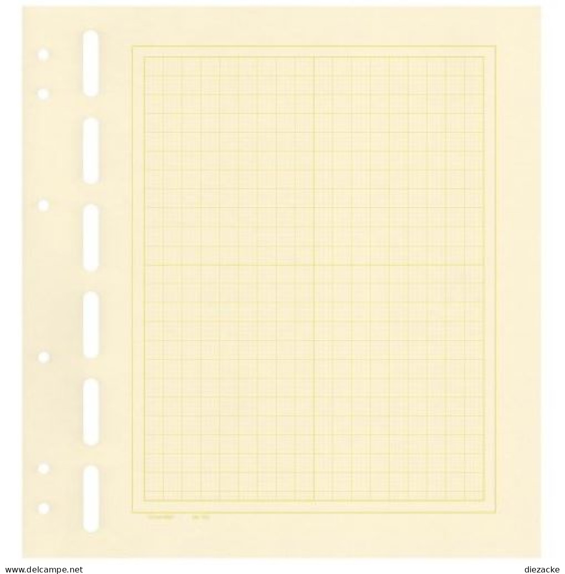 Schaubek Blankoblätter Bb700 Gelblich-weiß Mit Rahmen+Netzaufdruck 50 Blatt Neu ( - Fogli Bianchi