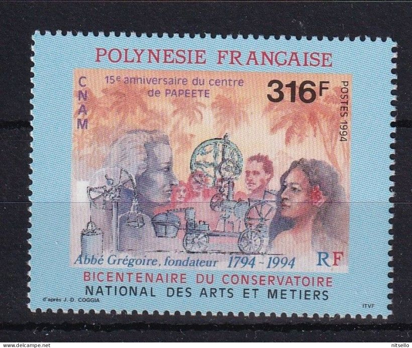 LOTE 2202 D /// (C060)  POLINESIA FRANCESA  - YVERT Nº: 456 **MNH    ¡¡¡ OFERTA - LIQUIDATION - JE LIQUIDE !!! - Unused Stamps