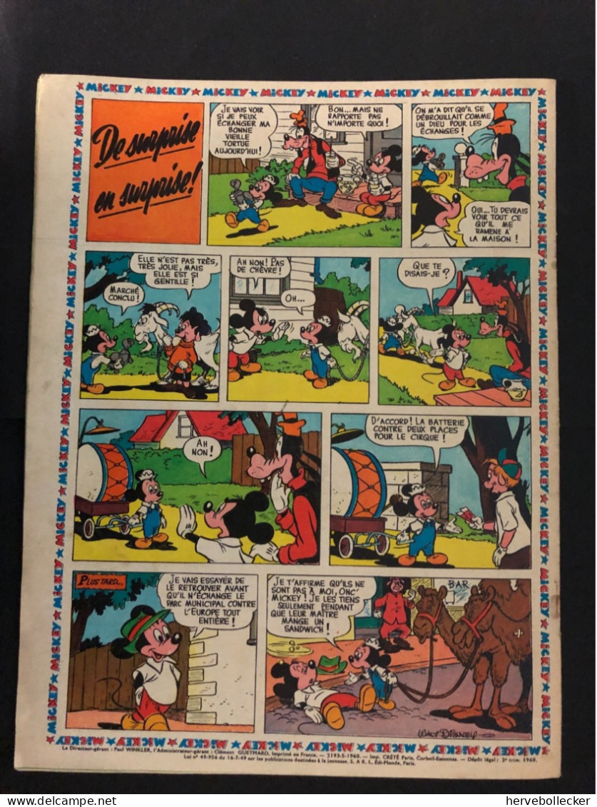 Le Journal De Mickey - Nouvelle Série - Hebdomadaire N° 421 - 1960 - Andere & Zonder Classificatie