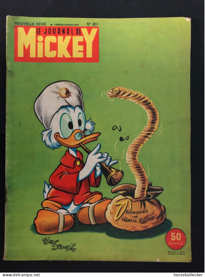 Le Journal De Mickey - Nouvelle Série - Hebdomadaire N° 307 - 1960 - Altri & Non Classificati