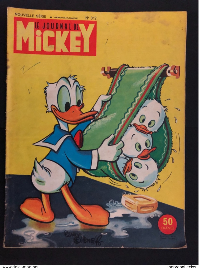 Le Journal De Mickey - Nouvelle Série - Hebdomadaire N° 312 - 1960 - Andere & Zonder Classificatie