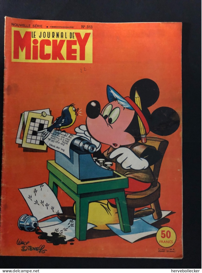 Le Journal De Mickey - Nouvelle Série - Hebdomadaire N° 313 - 1960 - Other & Unclassified