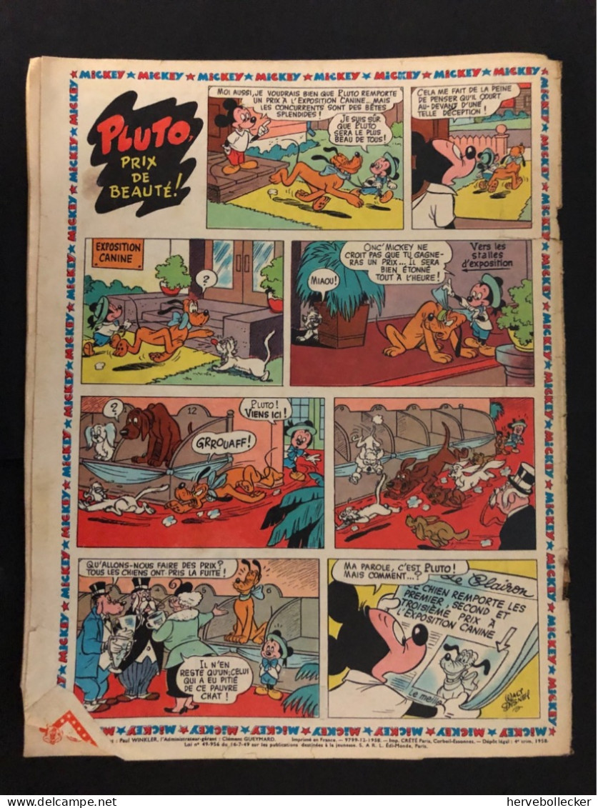 Le Journal De Mickey - Nouvelle Série - Hebdomadaire N° 344 - 1960 - Autres & Non Classés