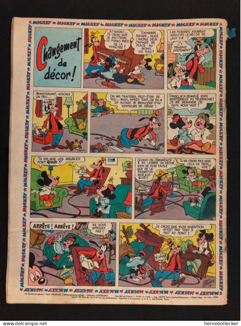 Le Journal De Mickey - Nouvelle Série - Hebdomadaire N° 346 - 1960 - Other & Unclassified