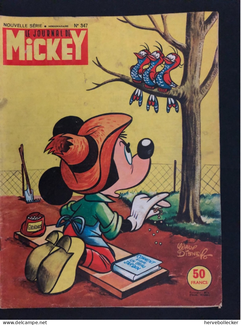 Le Journal De Mickey - Nouvelle Série - Hebdomadaire N° 347 - 1960 - Andere & Zonder Classificatie