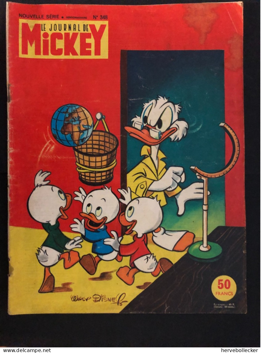 Le Journal De Mickey - Nouvelle Série - Hebdomadaire N° 348 - 1960 - Andere & Zonder Classificatie