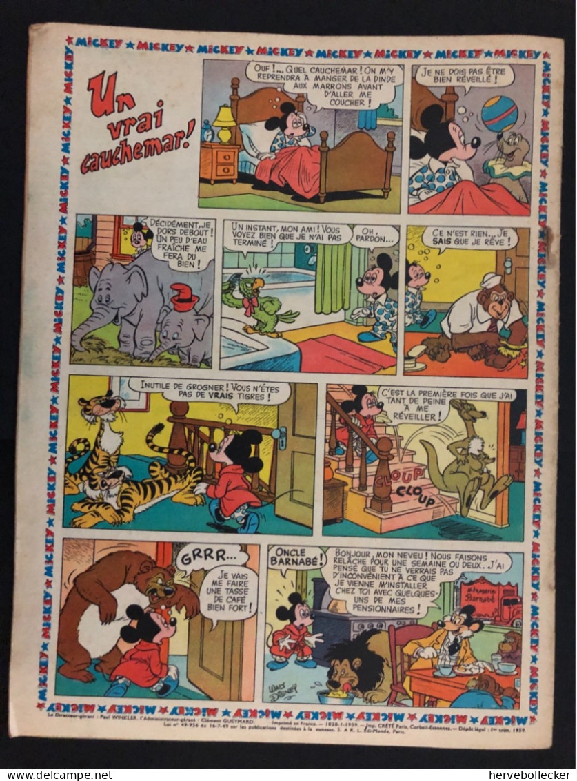 Le Journal De Mickey - Nouvelle Série - Hebdomadaire N° 349 - 1960 - Autres & Non Classés