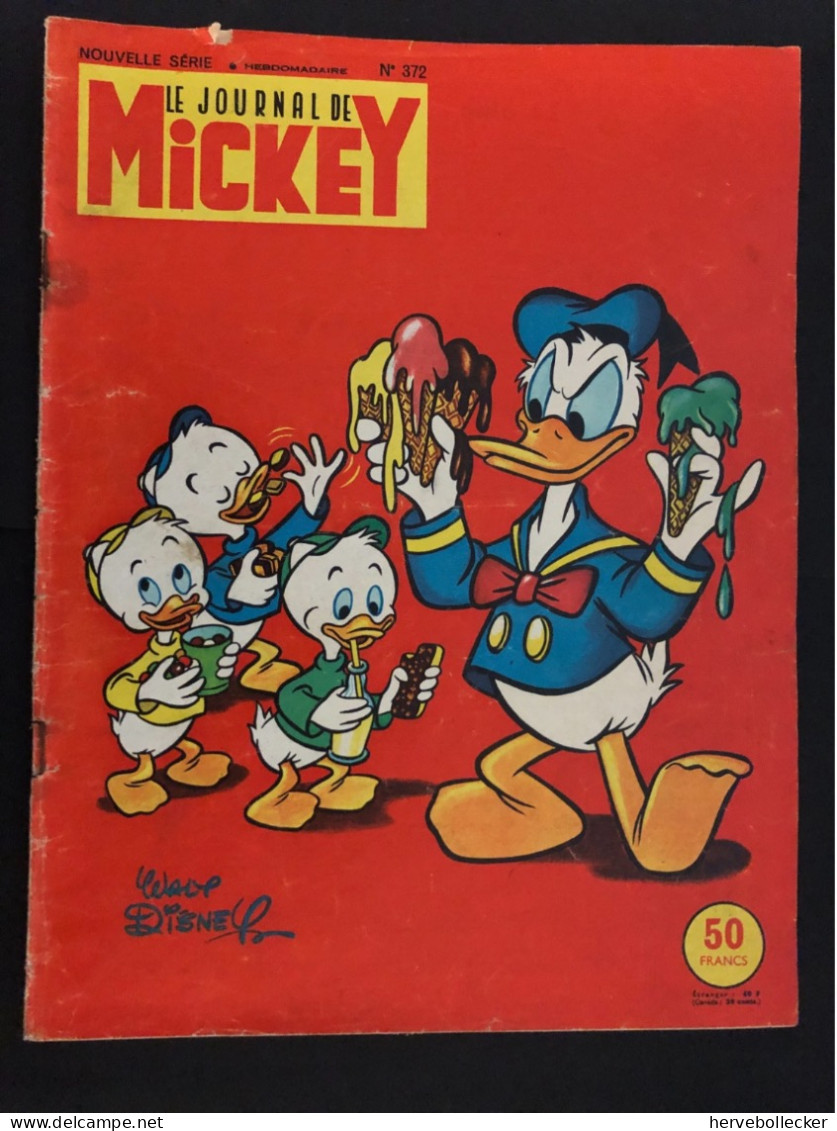 Le Journal De Mickey - Nouvelle Série - Hebdomadaire N° 372 - 1960 - Other & Unclassified