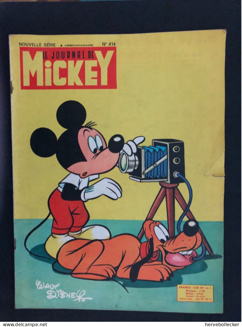 Le Journal De Mickey - Nouvelle Série - Hebdomadaire N° 414 - 1960 - Andere & Zonder Classificatie