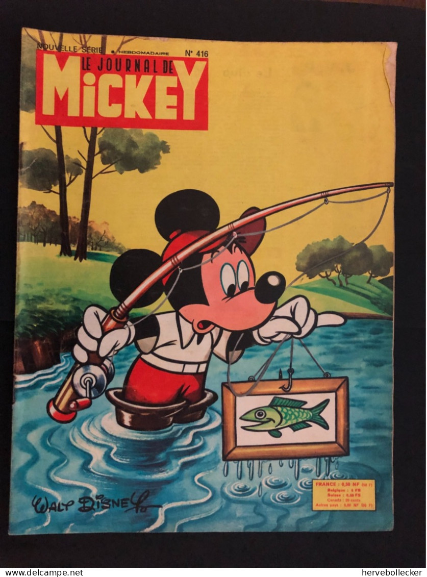 Le Journal De Mickey - Nouvelle Série - Hebdomadaire N° 416 - 1960 - Autres & Non Classés