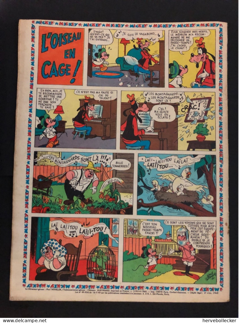 Le Journal De Mickey - Nouvelle Série - Hebdomadaire N° 416 - 1960 - Altri & Non Classificati