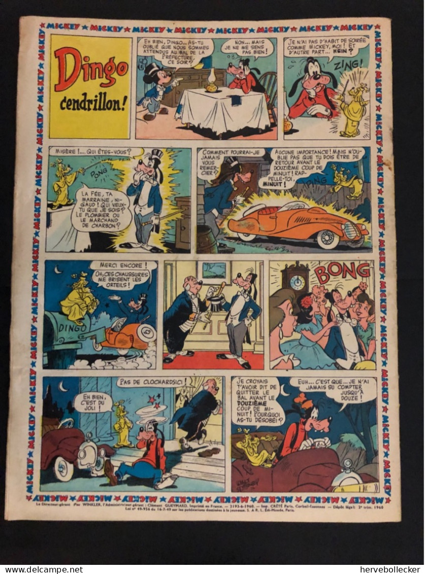 Le Journal De Mickey - Nouvelle Série - Hebdomadaire N° 424 - 1960 - Autres & Non Classés