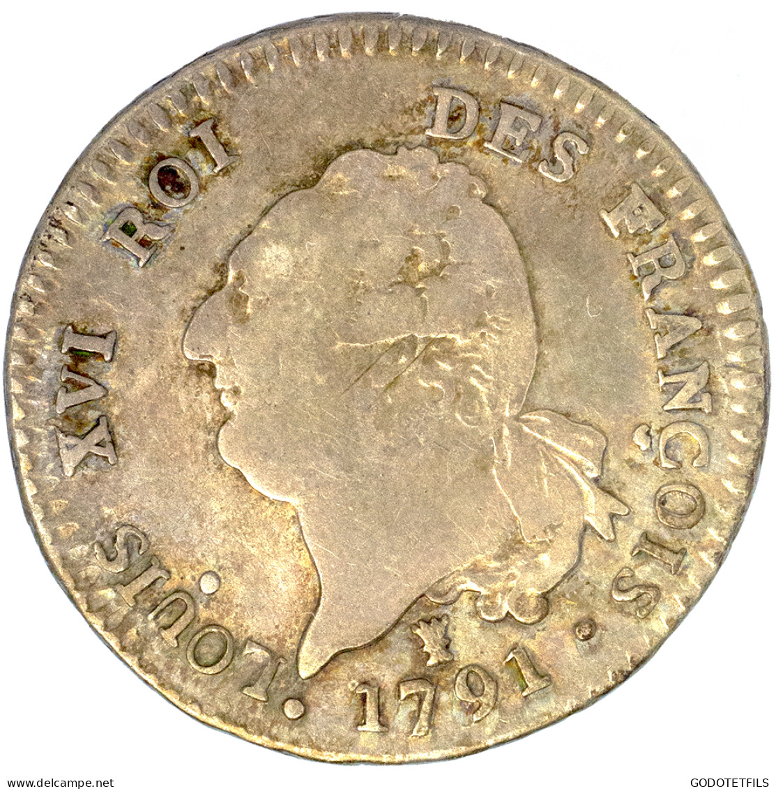 Louis XVI-30 Sols Dit Au Génie Type François 1791 Limoges - 1791-1792 Constitution (An I)