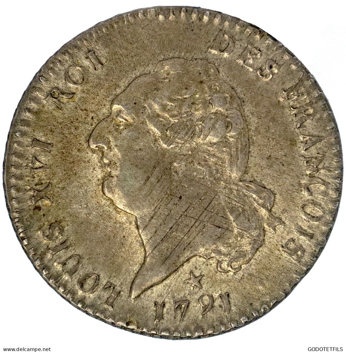 Louis XVI-15 Sols Au Génie 1791 Lille - 1791-1792 Verfassung 