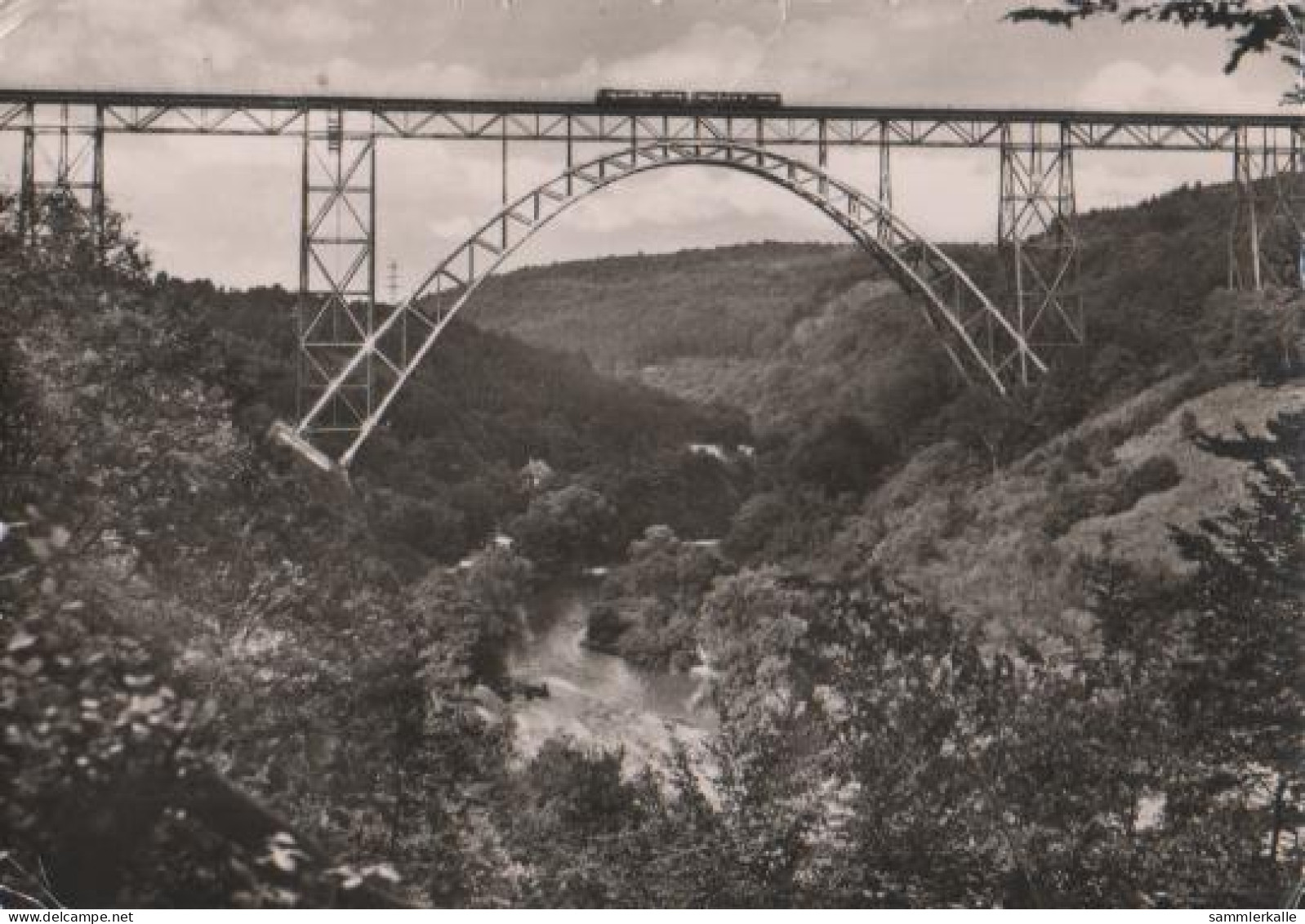 19556 - Solingen - Müngsten - Müngstener Eisenbahnbrücke - 1957 - Solingen