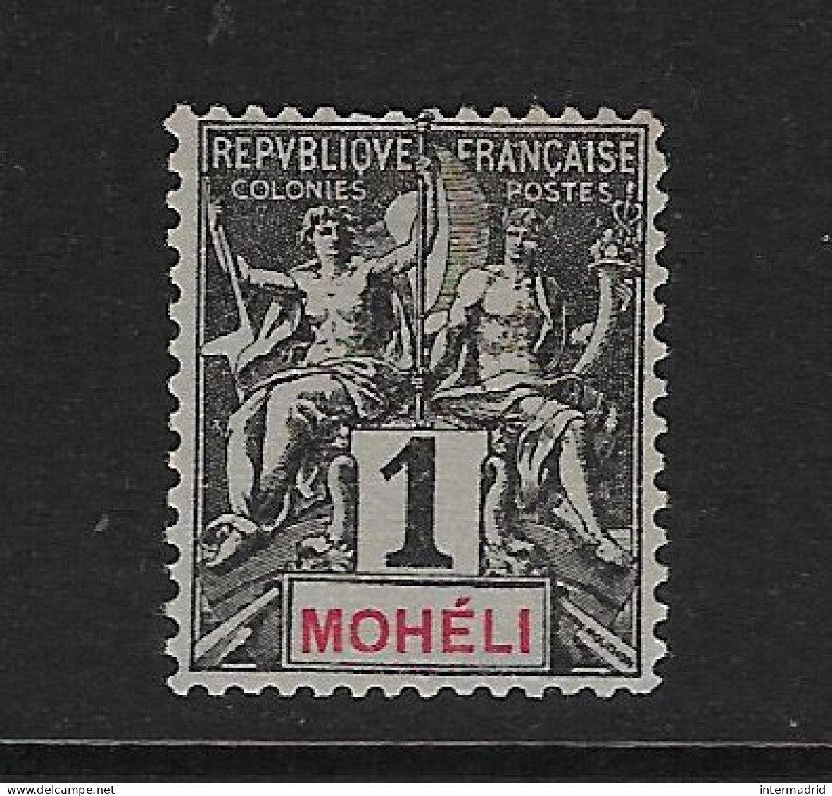 MOHELI - CLÁSICO. Yvert Nº 1 Nuevo Y Defectuoso - Unused Stamps